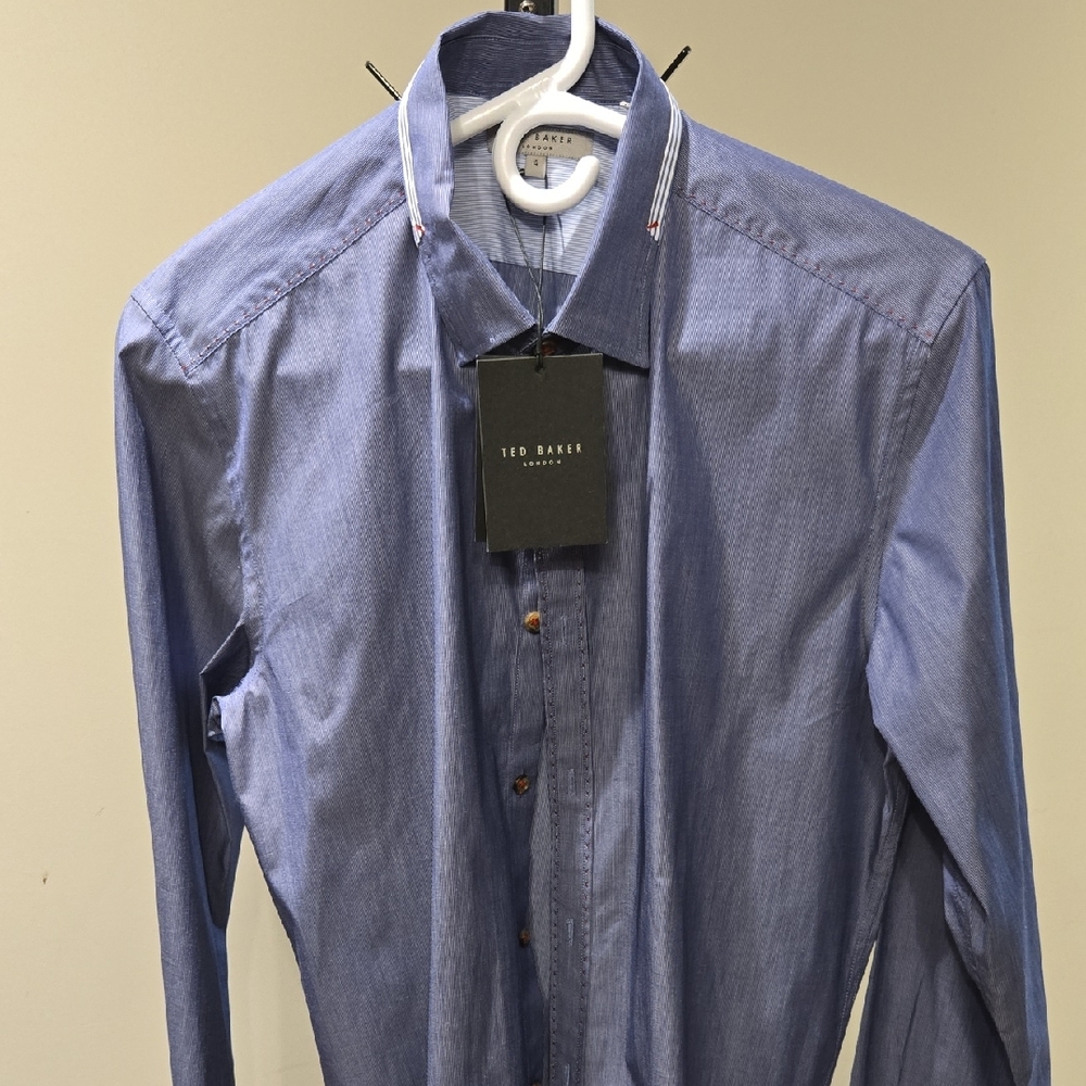 Ted Baker Men's Casual Indigo Shirt
